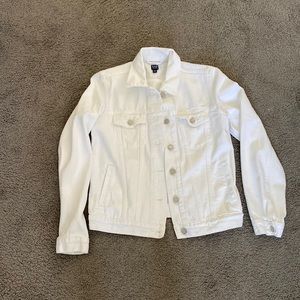 Gap White Denim Jacket, Size XS